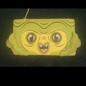 Loungefly Lime Green Wallet CREATURE FROM THE BLACK LAGOON universal Movie Nwot